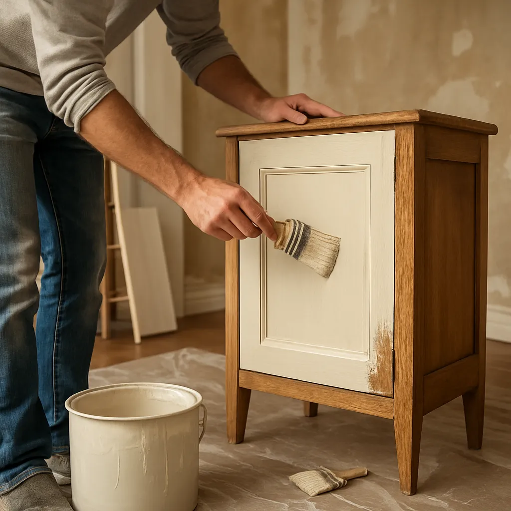 Malowanie mebli jako element większego remontu wnętrza